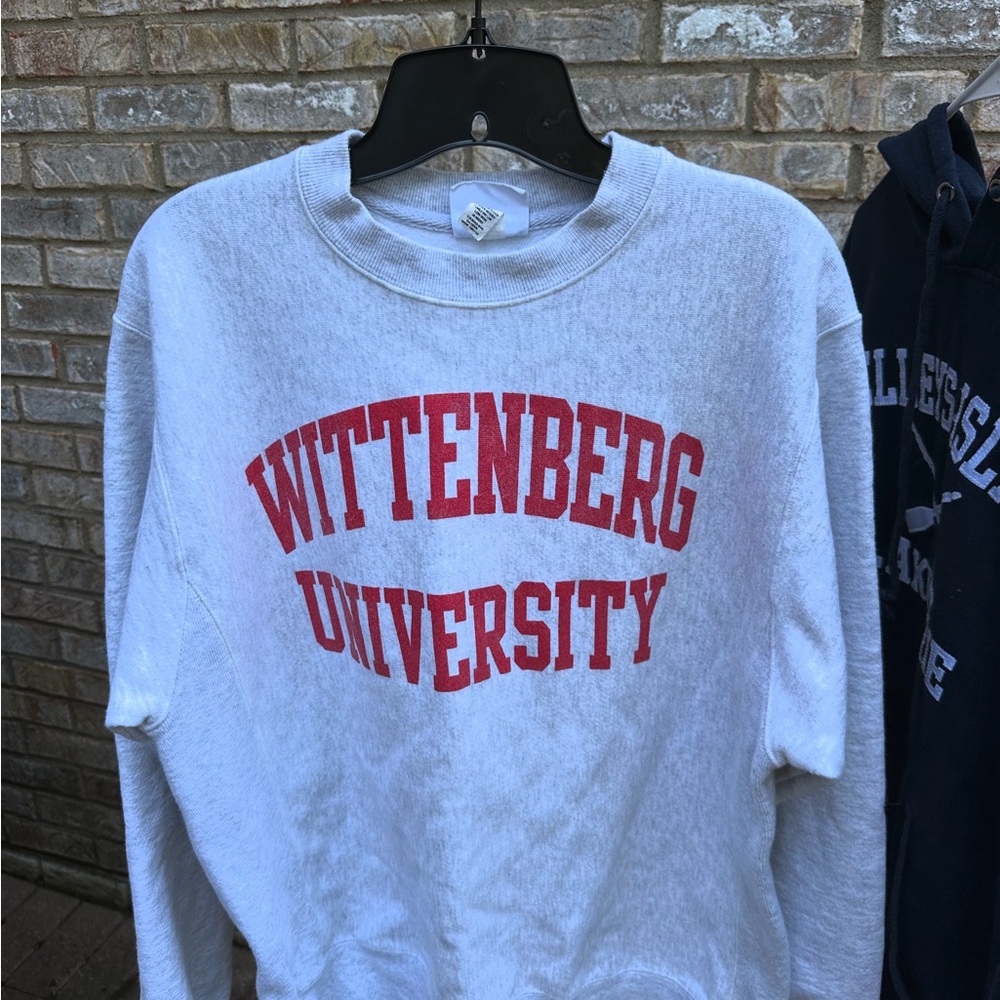 Wittenberg University Gray Crewneck Sweater